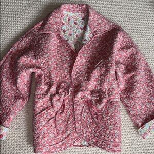 Custom Quilted Jacket with Bows